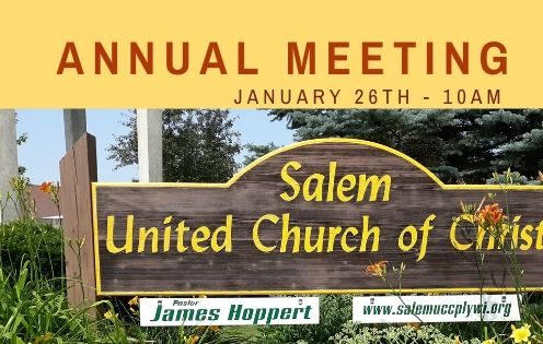 Annual Meeting January 26th