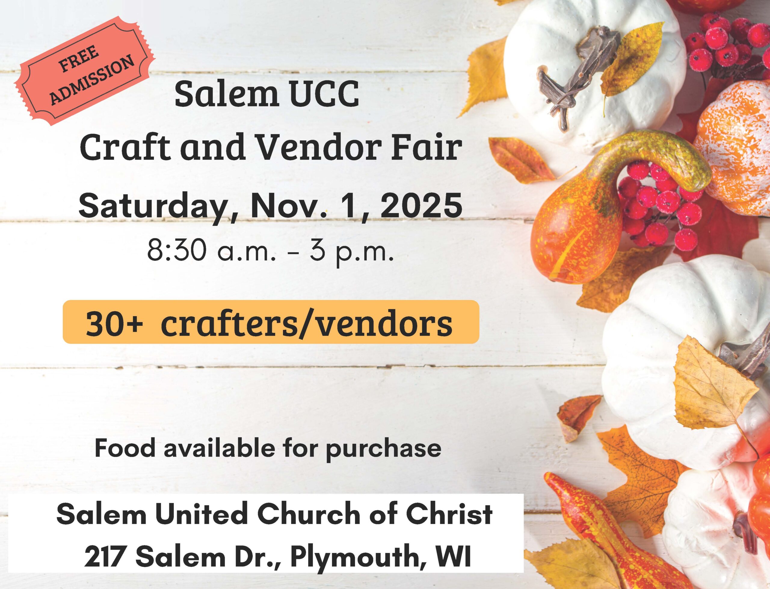 Join us at Salem Craft Fair this Saturday